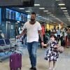 Malvino Salvador embarcou com a filha, Sofia, no aeroporto Santos Dumont, no Rio de Janeiro, nesta terça-feira, 15 de julho de 2014