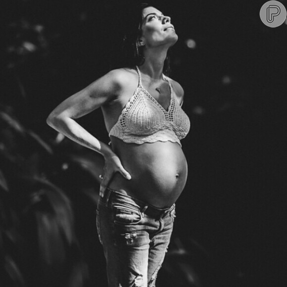 Joana Balaguer compartilhou momentos de sua gravidez nas redes sociais