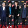 Mick Jagger e os componentes do grupo Rolling Stones