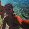 Ronaldo, Paula Morais e amigos estão curtindo as praias paradisíacas da ilha de Formentera, na Espanha