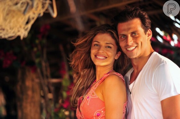Grazi Massafera e Henri Castelli formam o par romântico protagonista de 'Flor do Caribe', próxima novela das seis da Globo, que estreia em março de 2013