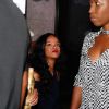 Rihanna se divertiu no evento da Budweiser, no Hotel Pestana, em Copacabana, Zona Sul do Rio de Janeiro