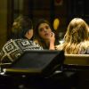 Giovanna Lancellotti sai para jantar com sua família em shopping da Barra da Tijuca, na Zona Oeste do Rio de Janeiro, em 6 de agosto de 2014