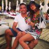Ronaldo curte Ibiza também com a noiva, Paula Morais