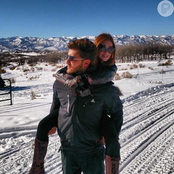 Em janeiro de 2014, Marina Ruy Barbosa e Klebber Toledo esquiaram juntos nos Estados Unidos