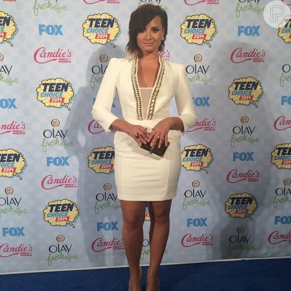 Demi Lovato ganhou a prancha de melhor música do verão no prêmio 'Teen Choice awards'