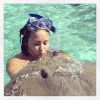 Demi Lovato curtiu as férias fazendo mergulhos. A cantora contou que é viciada em grandes aventuras