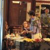 Daniela Mercury e Malu Verçosa jantaram em um restaurante da Gávea, na Zona Sul do Rio, na noite desta quinta-feira, 21 de agosto de 2014. Tanto a cantora quanto sua mulher optaram por looks com as pernas de fora e deixaram o local sorridentes