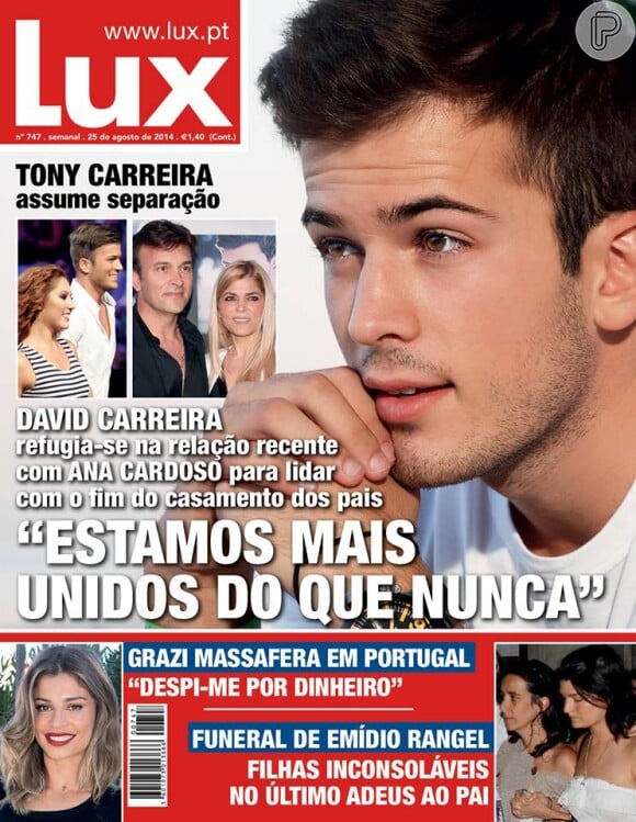Grazi Massafera ganha destaque na capa da revista portuguesa 'Lux'