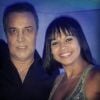 Iara Andrade também tirou foto com José Augusto no show em Fortaleza
