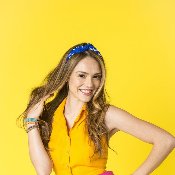 Isabelle Drummond deixou o cabelo mais claro na frente