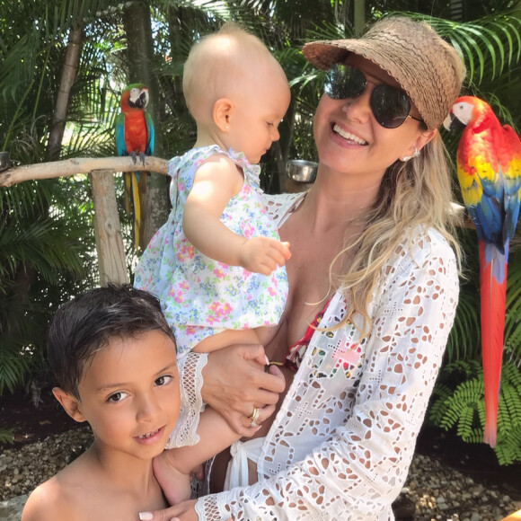 Eliana comemorou que os filhos, Arthur e Manuela, possuem uma boa relação