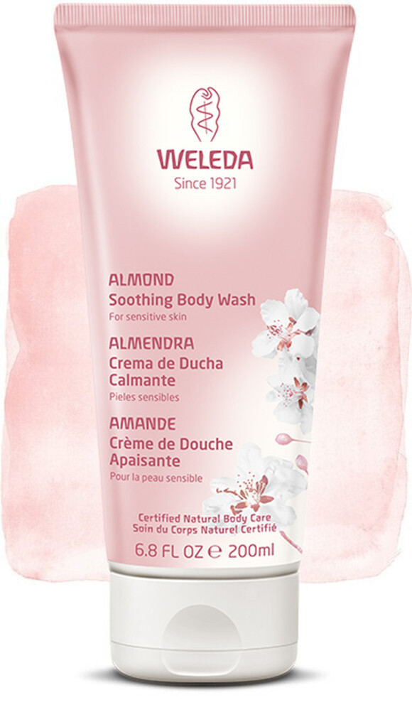 A Weleda também lançou um sabonete com óleo de amêndoa orgânica, que evita o ressecamento da pele