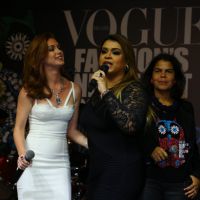 Marina Ruy Barbosa apresenta o show de Preta Gil no Vogue Fashion's Night Out