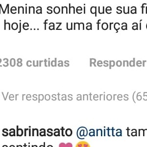 Anitta brinca com nascimento da filha de Sabrina Sato, Zoe