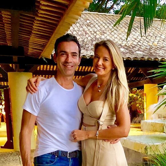 Ticiane Pinheiro e Cesar Tralli se casaram há um ano em uma cerimônia repleta de famosos