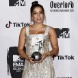  Anitta vence categoria de Melhor Artista Brasileira no MTV EMA 2018, em 4 de novembro de 2018 