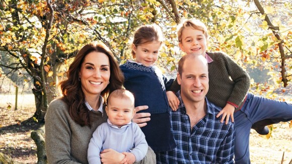 Sorriso de Louis, de 7 meses, encanta em cartão de Natal da família real. Foto!