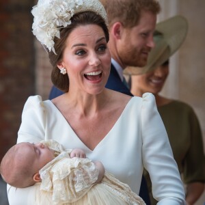 Louis nasceu em abril deste ano: o bebê é o terceiro filho de Kate Middleton e Príncipe Harry