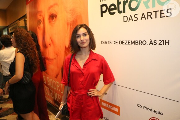 Marina Moschen conferiu o monólogo de Fernanda Montenegro na inauguração do teatro PetroRio, no shopping da Gávea, zona sul do Rio, neste sábado, 15 de dezembro de 2018