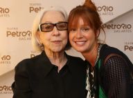 Marina Ruy Barbosa prestigia Fernanda Montenegro em inauguração de teatro. Fotos