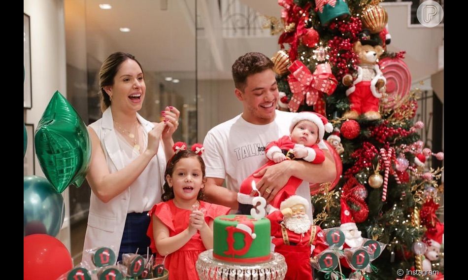 Wesley Safadão e Thyane Dantas com os filhos, Dom e Ysis ...