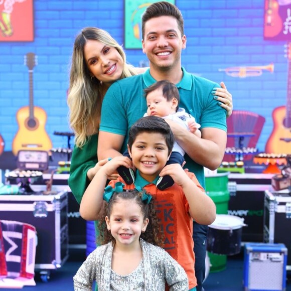 Wesley Safadão e Thyane Dantas sempre compartilham a rotina com os filhos nas redes sociais