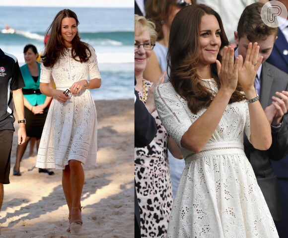 Kate Middleton também repete roupas sem medo!