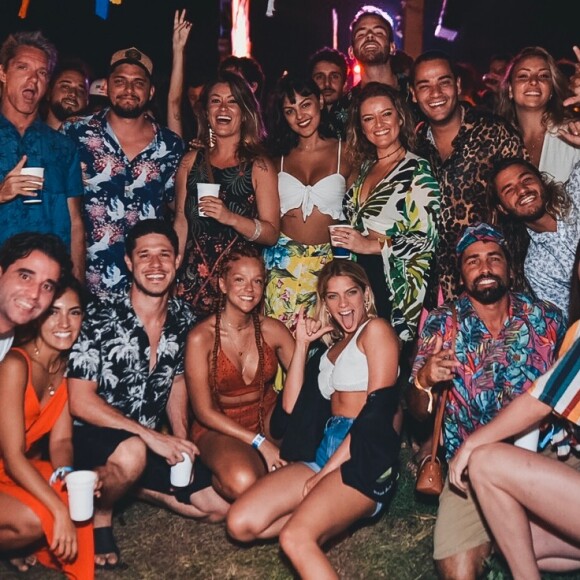 Famosos marcam presença na festa pré-réveillon Corona Sunsets, em Fernando de Noronha, nesta sexta-feira, 28 de dezembro de 2018