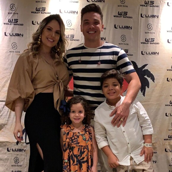 Wesley Safadão não abre mão dos momentos com a família