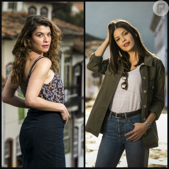 Na novela 'Espelho da Vida', Isabel (Alinne Moraes) confrontará Cris (Vitoria Strada) sobre quadro no casarão