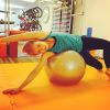 Angélica alterna os treinos de muay thai com pilates