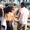 Robert Pattinson foi visto com FKA Twigs em Venice Beach, na Califórnia