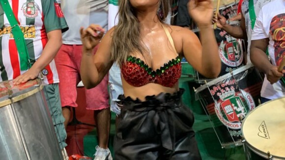 Quebra tudo! Mileide Mihaile mostra samba no pé em ensaio da Grande Rio. Vídeo!