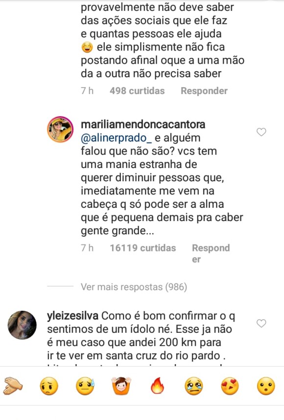 Marília Mendonça rebate internauta que a criticou após chamar Neymar de ídolo: 'Alma pequena'