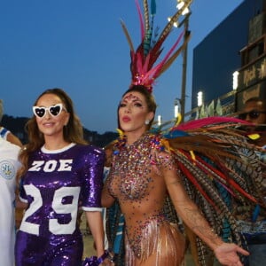 Sabrina Sato brilha em ensaio de carnaval da Vila Isabel, no Rio de Janeiro