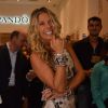 Adriane Galisteu prestigia o lançamento da nova coleção da joalheria Pandora, em Recife, na noite desta terça-feira, 23 de setembro de 2014