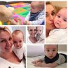 Apresentadora Ana Hickmann postou montagem em seu Instagram no dia em que o filho completou seis meses