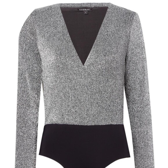 Body usado por Sheron Menezzes custa de R$ 779,90 na loja online da marca Le Lis Blanc