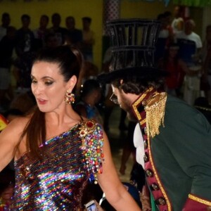 Fátima Bernardes e Túlio Gadêlha foram os convidados de honra do Baile dos Artistas