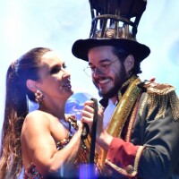 Rainha de baile, Fátima Bernardes dança forró com namorado, Túlio Gadêlha