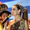 Fátima Bernardes, namorada de Túlio Gadêlha, agradeceu o título de rainha do Baile dos Artistas, ocorrido no Clube Português, em Recife (PE): 'Estou muito feliz, honrada, mas o que mais sinto é a energia de vocês dessa recepção tão calorosa. Muito obrigada'