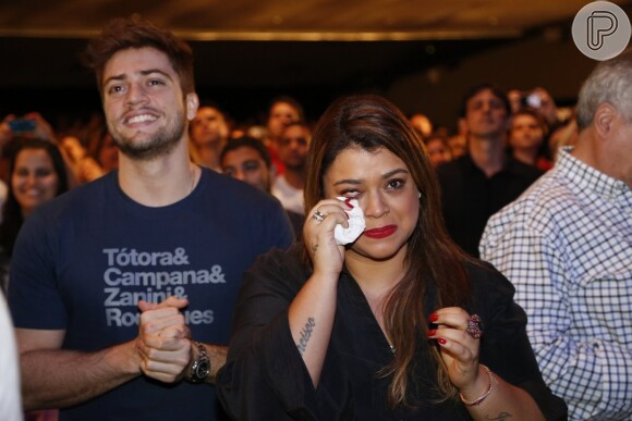 Preta Gil se emociona com espetáculo de Fernanda Souza
