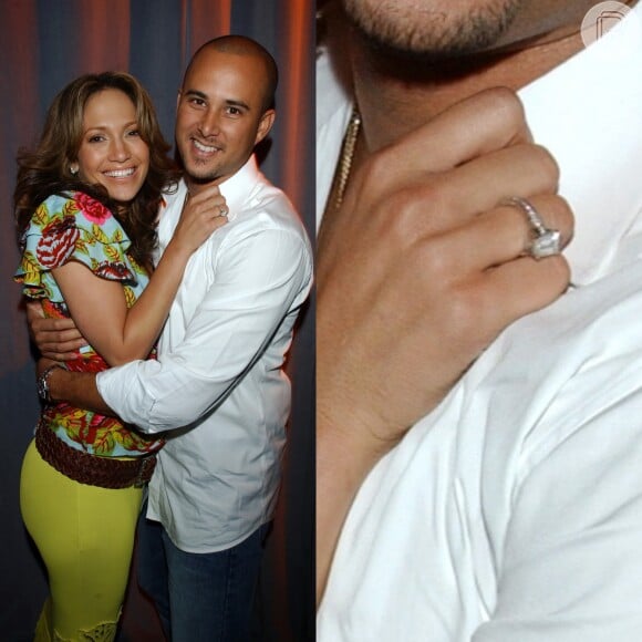 Jennifer Lopez e o dançarino Chris Judd ficaram noivos nove meses de assumirem a relação e ela ganhou dele um anel de 100 mil dólares