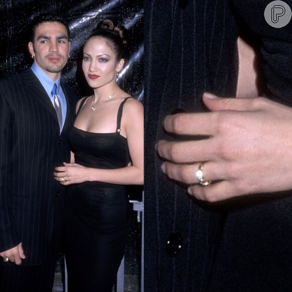 No primeiro noivado, com o empresário cubano Onjani Noa, Jennifer Lopez fanhou um anel de R$ 363 mil