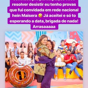 Larissa Manoela conta que vai participar do 'Programa da Maisa'