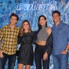 Maisa Silva posa ao lado de Klebber Toledo, Camila Coutinho e Cauã Reymond em evento da Colcci