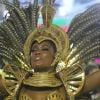 Erika Januza foi destaque do desfile de carnaval da Grande Rio