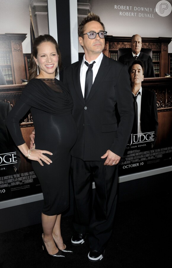 Robert Downey Jr. e Susan Downey já são pais de Exto, de 2 anos