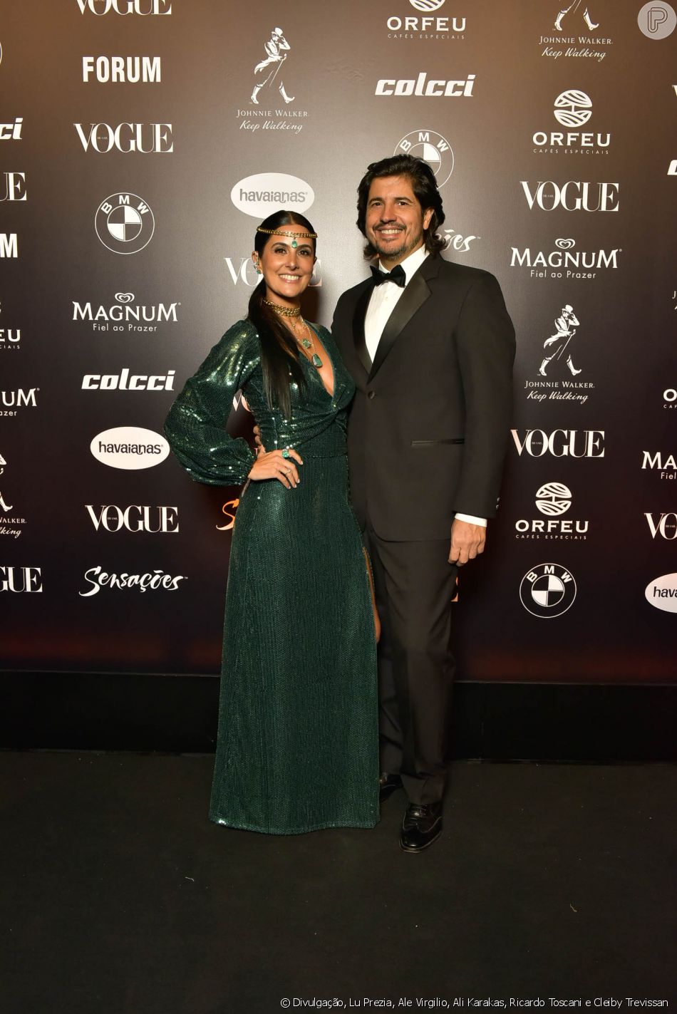 vestido verde com brilho